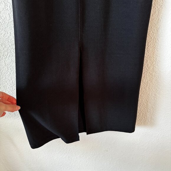 Alice + Olivia Classy Black Mesh Open Back Midi Dress – Size 8 (Fits M–L) - Picture 9 of 9